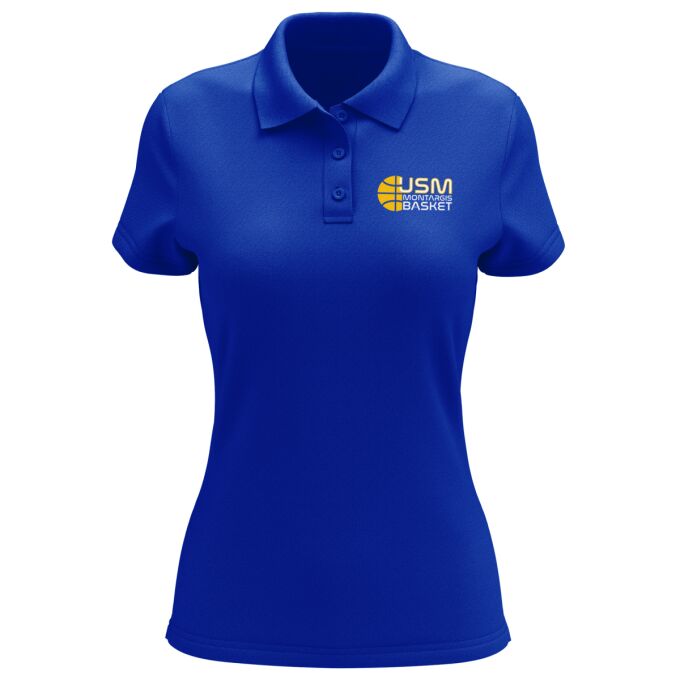 Polo Femme Noir USM Montargis Basket